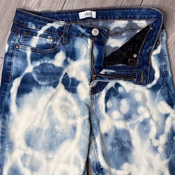 YMI Bleach Washed Denim Jeans - Picture 9 of 15